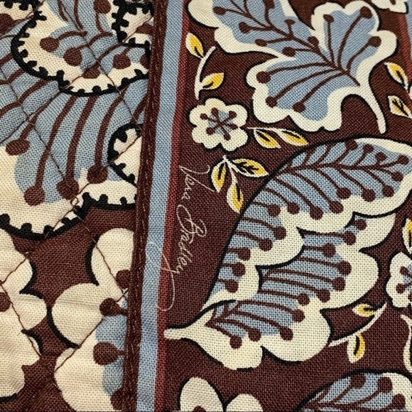 Vera Bradley Slate Blooms Side By Side Tote Shoulder Bag Crafts/Repairs - Picture 4 of 11